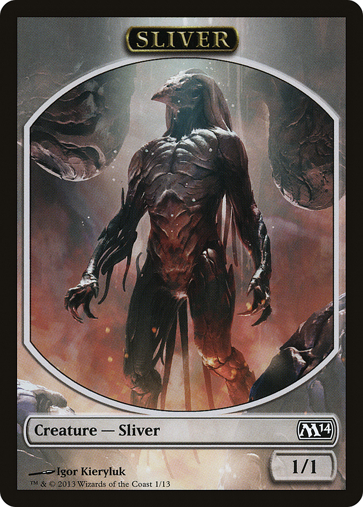 Sliver Token (M14-001) [Tokens] Magic 2014 Tokens MTG Single Wizards of the Coast