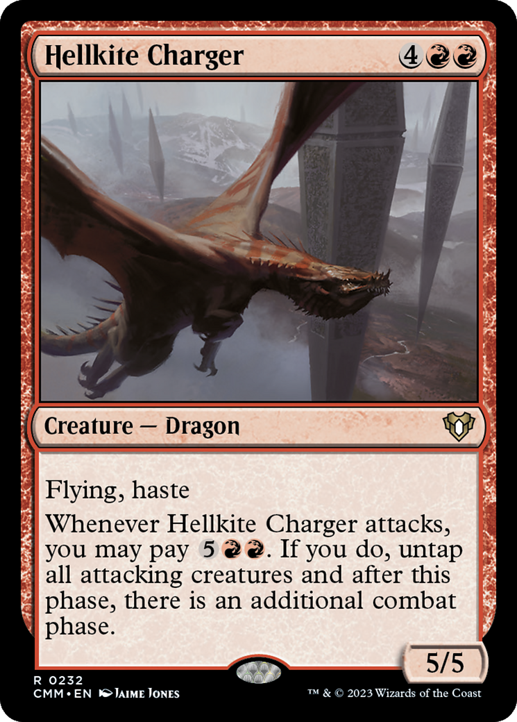 Hellkite Charger (CMM-232) [Commander Masters] MTG Single Wizards of the Coast