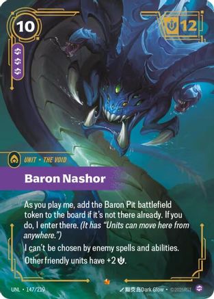 Baron Nashor (147/219) [Unleashed] Foil Riftbound Singles Riot Games