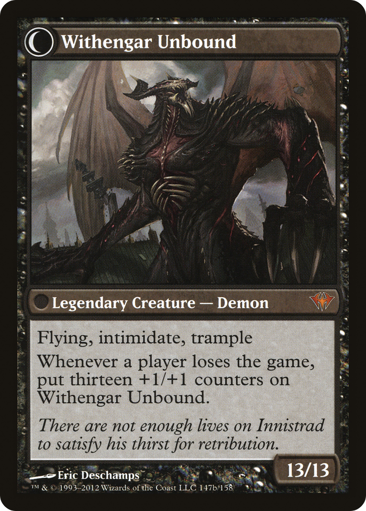 Elbrus, the Binding Blade // Withengar Unbound (DKA-147) [Dark Ascension] MTG Single Wizards of the Coast
