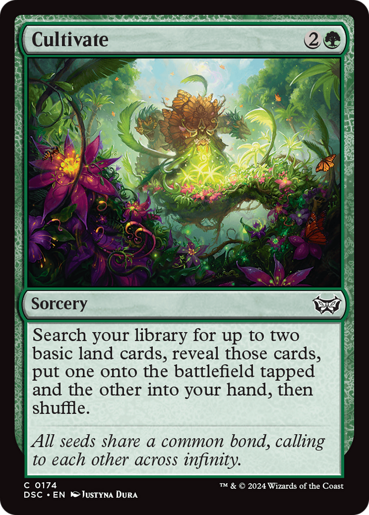 Cultivate (DSC-174) [Duskmourn: House of Horror Commander] MTG Single Wizards of the Coast