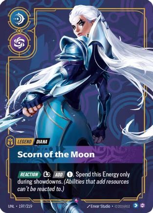 Diana - Scorn of the Moon (197/219) [Unleashed] Foil Riftbound Singles Riot Games
