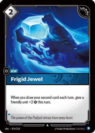 Frigid Jewel (074/219) [Unleashed] Riftbound Singles Riot Games