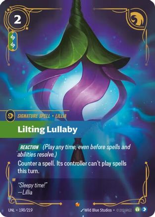 Lilting Lullaby (190/219) [Unleashed] Foil Riftbound Singles Riot Games