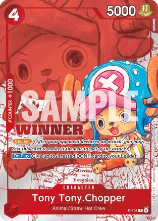 Tony Tony.Chopper (Winner Pack 2026 Vol. 2) (P-101) [One Piece Promotion Cards] Foil One Piece Single Bandai