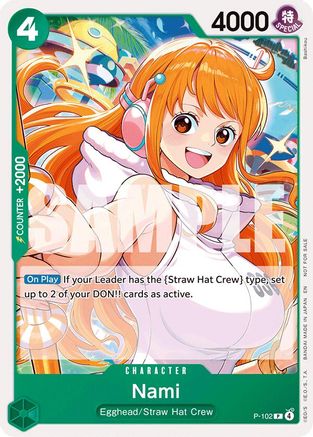 Nami (Tournament Pack 2026 Vol. 2) (P-102) [One Piece Promotion Cards] One Piece Single Bandai
