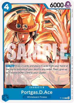 Portgas.D.Ace (Tournament Pack 2026 Vol. 2) (P-103) [One Piece Promotion Cards] One Piece Single Bandai