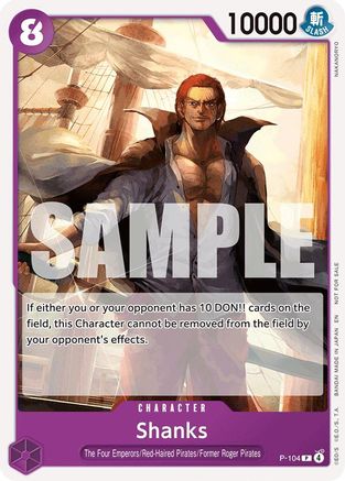 Shanks (Tournament Pack 2026 Vol. 2) (P-104) [One Piece Promotion Cards] One Piece Single Bandai