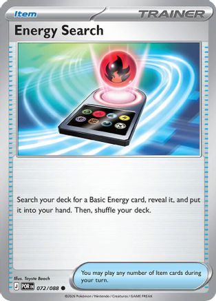 Energy Search (72) Reverse Holofoil [ME03 Perfect Order] Pokemon Single Pokémon
