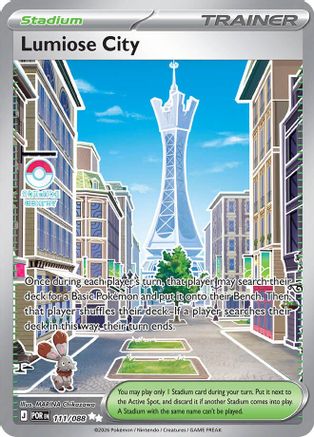 Lumiose City - 111/088 Holofoil [ME03 Perfect Order] Pokemon Single Pokémon