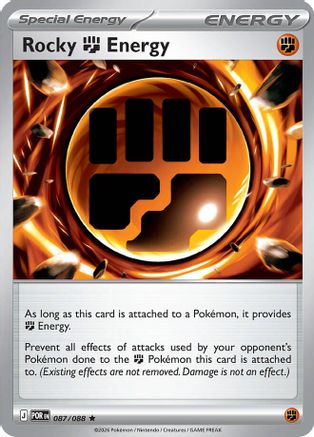 Rocky Fighting Energy (87) Holofoil [ME03 Perfect Order] Pokemon Single Pokémon