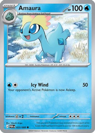 Amaura (23) [ME03 Perfect Order] Pokemon Single Pokémon