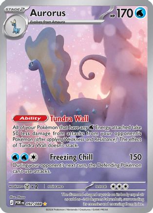 Aurorus - 092/088 Holofoil [ME03 Perfect Order] Pokemon Single Pokémon