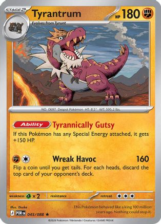 Tyrantrum (45) Holofoil [ME03 Perfect Order] Pokemon Single Pokémon