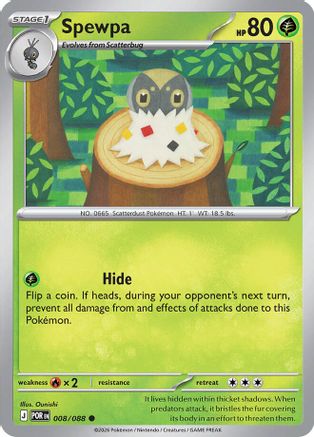 Spewpa - 008/088 [ME03 Perfect Order] Pokemon Single Pokémon