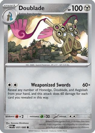 Doublade - 057/088 [ME03 Perfect Order] Pokemon Single Pokémon