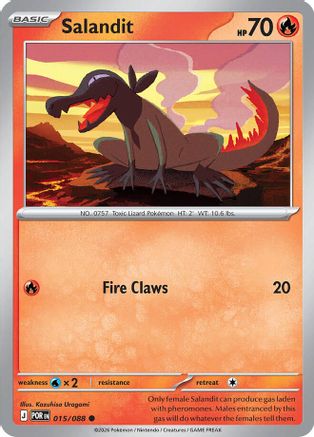 Salandit (15) [ME03 Perfect Order] Pokemon Single Pokémon
