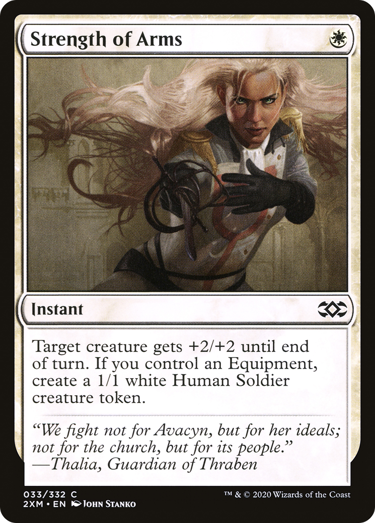 Strength of Arms (2XM-033) [Double Masters] MTG Single Wizards of the Coast