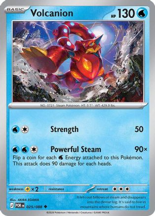 Volcanion (25) Reverse Holofoil [ME03 Perfect Order] Pokemon Single Pokémon