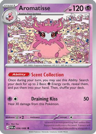Aromatisse (36) Reverse Holofoil [ME03 Perfect Order] Pokemon Single Pokémon