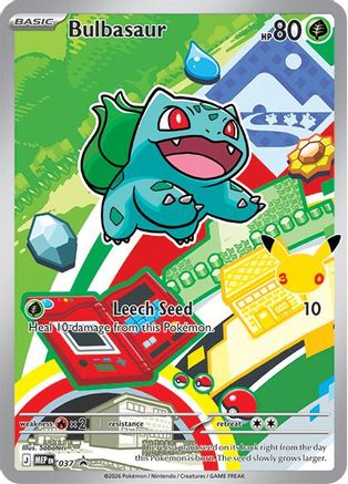 Bulbasaur - 037 (37) Holofoil [ME Mega Evolution Promo] Pokemon Single Pokémon