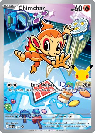Chimchar - 041 (41) Holofoil [ME Mega Evolution Promo] Pokemon Single Pokémon