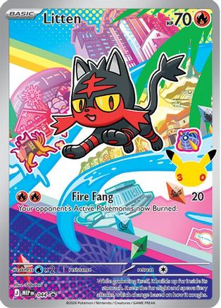 Litten - 044 (44) Holofoil [ME Mega Evolution Promo] Pokemon Single Pokémon