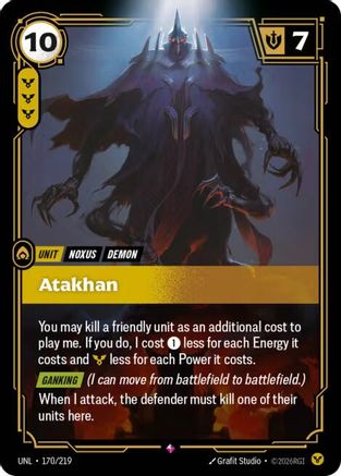 Atakhan (170/219) [Unleashed] Foil Riftbound Singles Riot Games