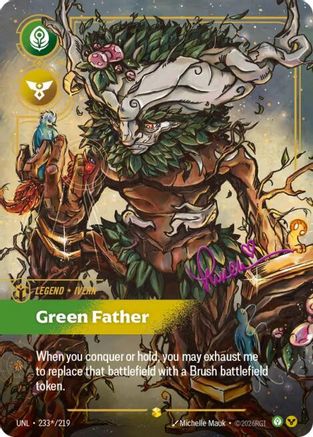 Ivern - Green Father (Signature) (233*/219) [Unleashed] Foil Riftbound Singles Riot Games