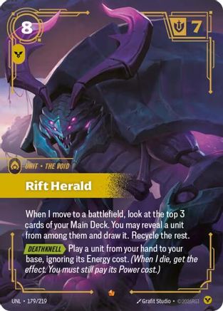 Rift Herald (179/219) [Unleashed] Foil Riftbound Singles Riot Games