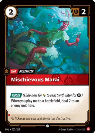 Mischevious Marai (003/219) [Unleashed] Riftbound Singles Riot Games