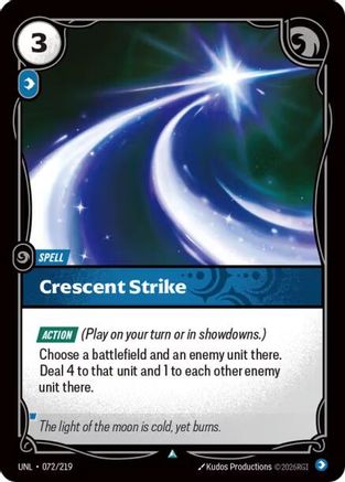 Crescent Strike (072/219) [Unleashed] Riftbound Singles Riot Games