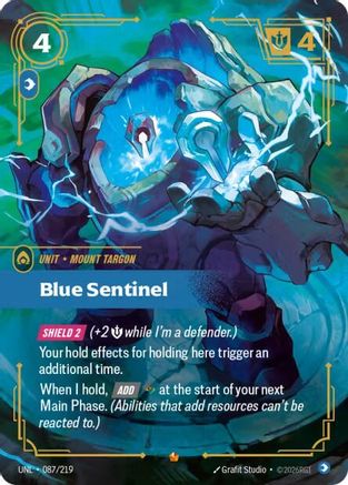 Blue Sentinel (087/219) [Unleashed] Foil Riftbound Singles Riot Games