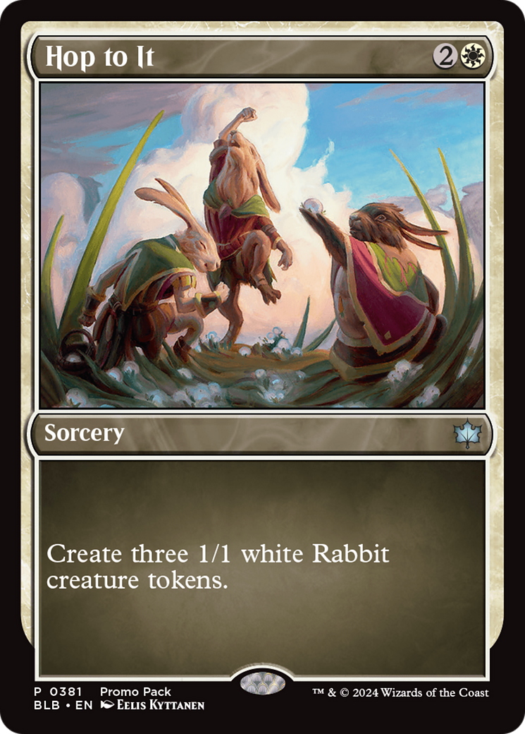 Hop to It (PPBLB-381) [Bloomburrow] Foil MTG Single Wizards of the Coast