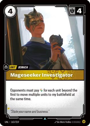 Mageseeker Investigator (163/219) [Unleashed] Riftbound Singles Riot Games
