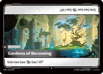 Gardens of Becoming (213/219) [Unleashed] Foil Riftbound Singles Riot Games