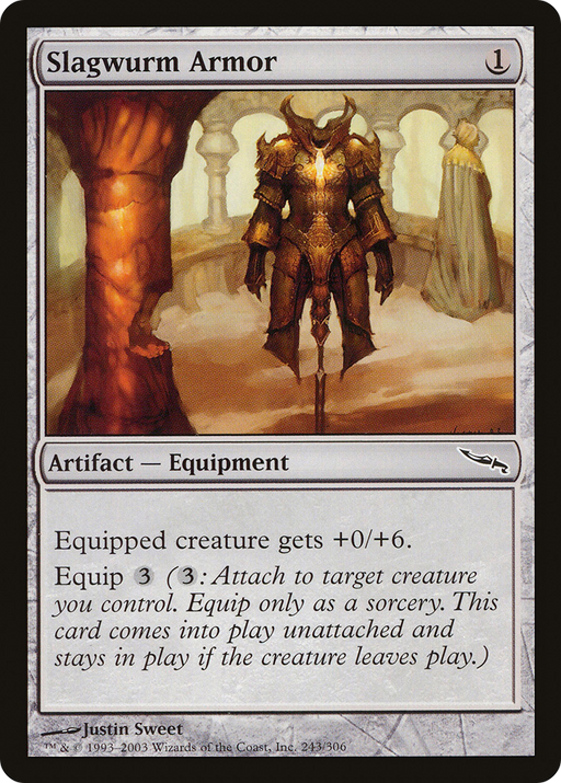 Slagwurm Armor (MRD-243) [Mirrodin] MTG Single Wizards of the Coast