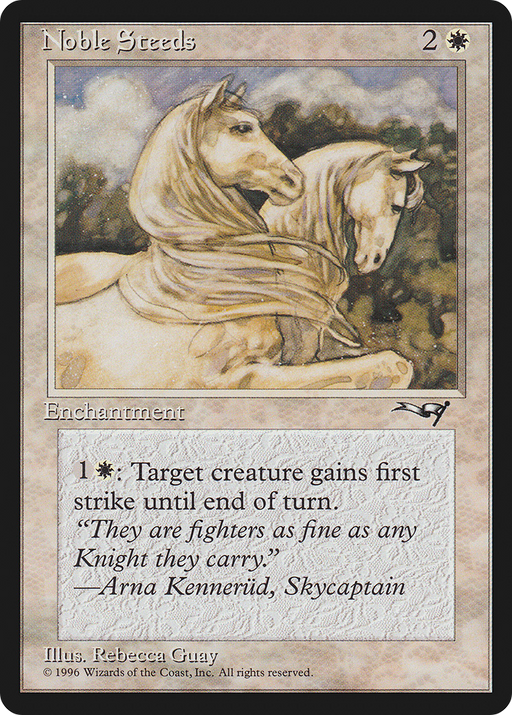 Noble Steeds (ALL-11B) [Alliances] MTG Single Wizards of the Coast