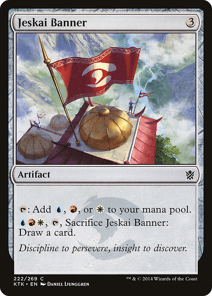 Jeskai Banner (KTK-222) [Khans of Tarkir] Foil MTG Single Wizards of the Coast
