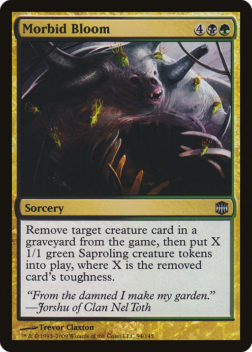 Morbid Bloom (ARB-094) [Alara Reborn] MTG Single Wizards of the Coast