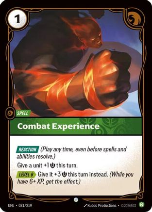 Combat Expertise (031/219) [Unleashed] Riftbound Singles Riot Games