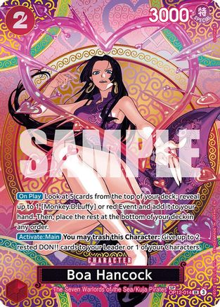 Boa Hancock (SP) (OP12-014) [Adventure on Kami's Island] Foil One Piece Single Bandai