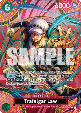 Trafalgar Law (SP) (OP13-031) [Adventure on Kami's Island] Foil One Piece Single Bandai