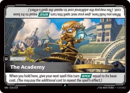The Academy (216/219) [Unleashed] Riftbound Singles Riot Games