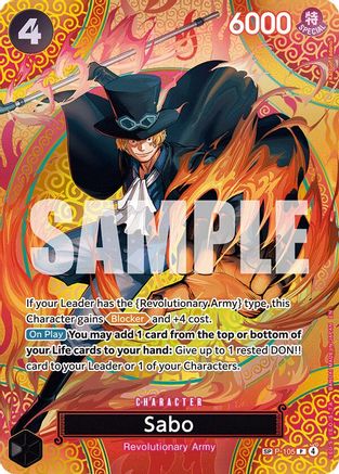Sabo (P-105) (SP) (P-105) [Adventure on Kami's Island] Foil One Piece Single Bandai