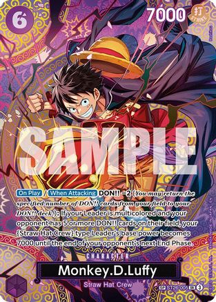Monkey.D.Luffy (SP) (ST26-005) [Adventure on Kami's Island] Foil One Piece Single Bandai