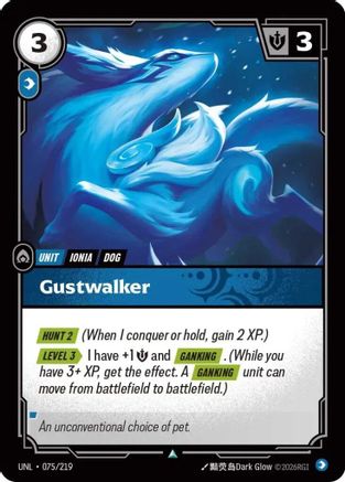 Gustwalker (075/219) [Unleashed] Foil Riftbound Singles Riot Games
