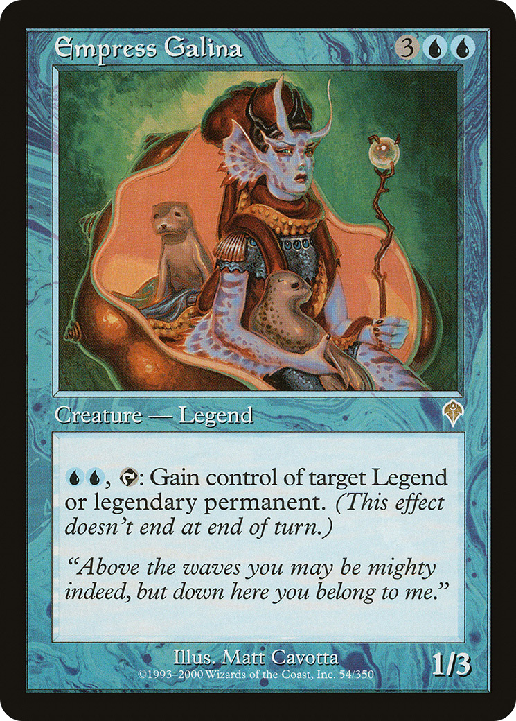 Empress Galina (INV-054) [Invasion] Foil MTG Single Wizards of the Coast