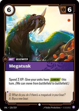 Megatusk (126/219) [Unleashed] Riftbound Singles Riot Games