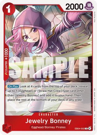 Jewelry Bonney (EB04-002) (EB04-002) [Adventure on Kami's Island] Foil One Piece Single Bandai